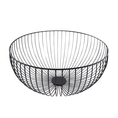 Point-Virgule Wire basket black ø 35cm