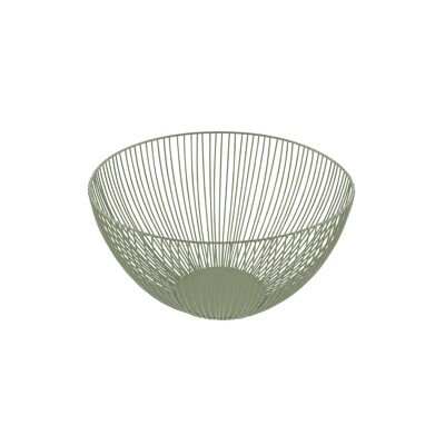 Point-Virgule Wire basket sage green