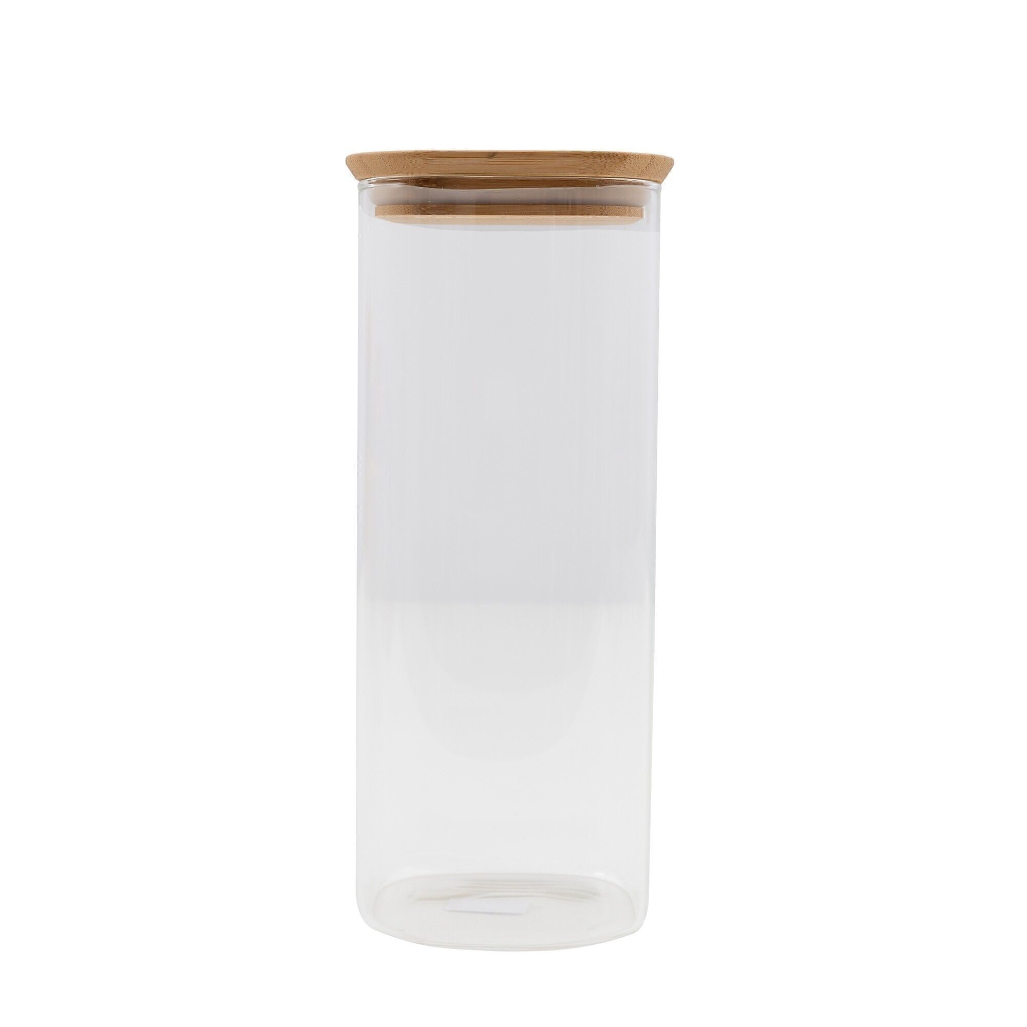Glasbehälter mit Bambusdeckel 1,9 l