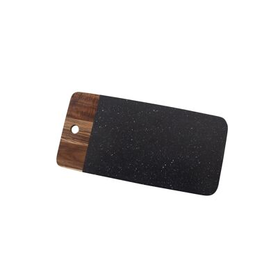 Acacia wood and granite board 24.2x14.3cm