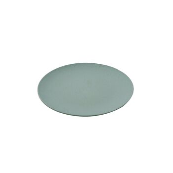 Assiette en PLA vert sauge ø 20cm