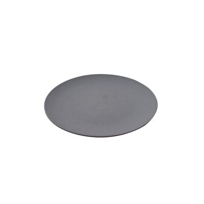 Dark gray PLA plate ø 20cm