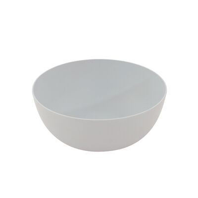 Light gray PLA salad bowl ø 25.5cm H 10.5cm
