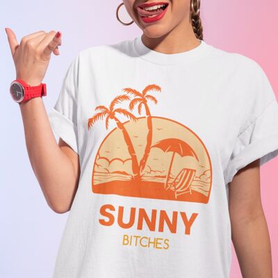 T-shirt sunny bitches