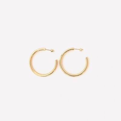 Orbis' hoop earrings