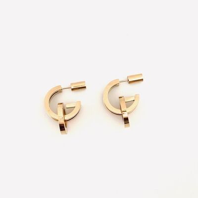 ‘Sento’ geometric earrings