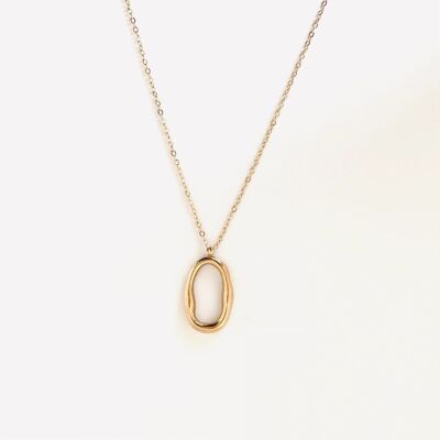 ‘Cava' oval pendant chain