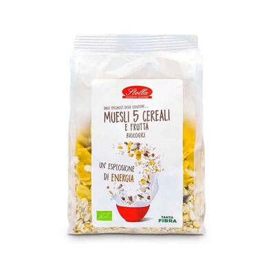 Stella Muesli 5 Cereales y Fruta Ecológica