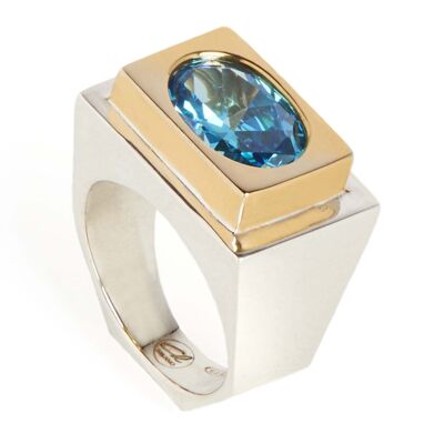 Anello Milano - 13 - Silver - Bluette