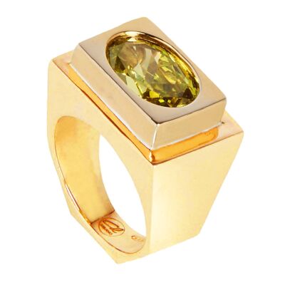 Anello Milano - 13 - Bronze - Green