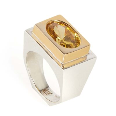 Anello Milano - Write your size - Silver - Yellow