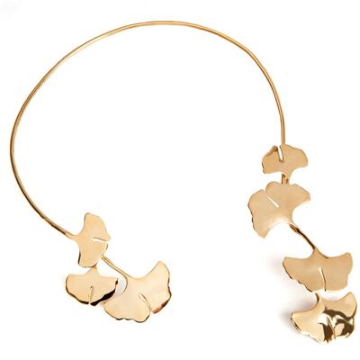 Collana ginkgo - Golden