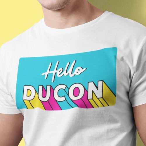 T-shirt hello ducon