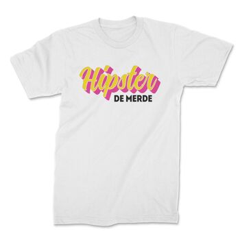 T-shirt hipster de merde 2
