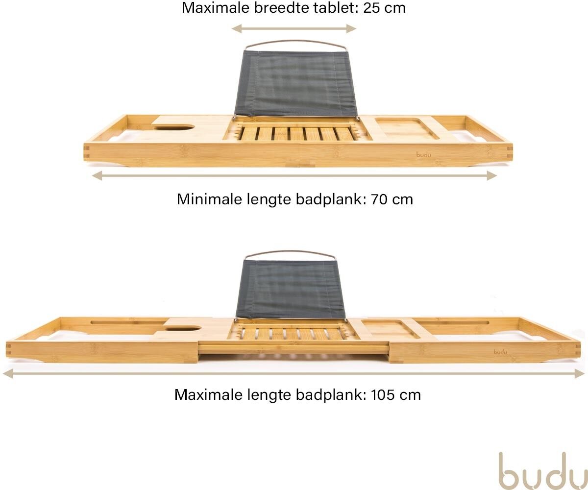 Bamboe Badplank 'Comfort'