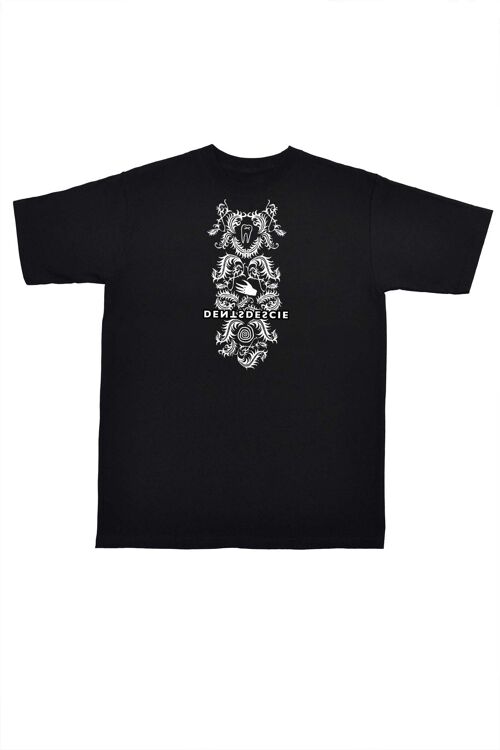 Dents de Scie® Tooth, Hand & Spiral Tee-shirt Noir