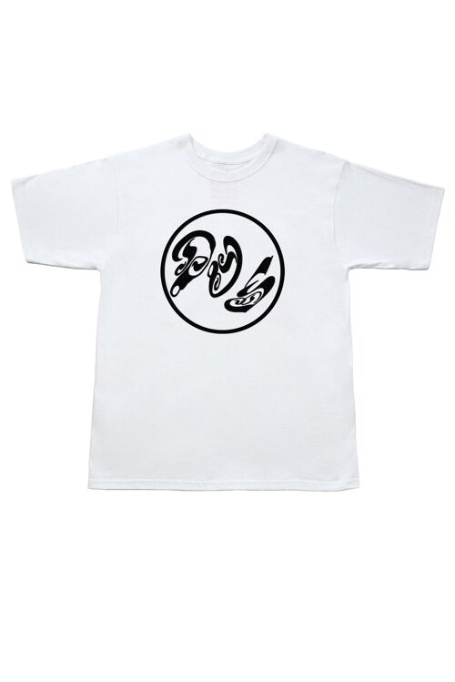 Dents de Scie® Distortion II Tee-shirt Blanc