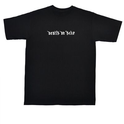 Camiseta negra con la firma de Dents de Scie® Baba Yaga