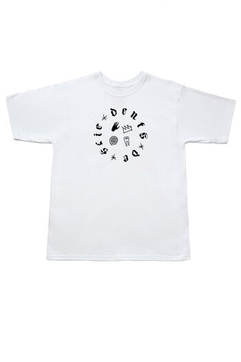 Tee-shirt Occulte Dents de Scie® Blanc