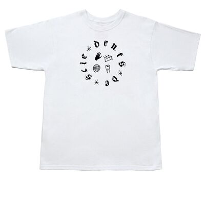 Tee-shirt Occulte Dents de Scie® Blanc