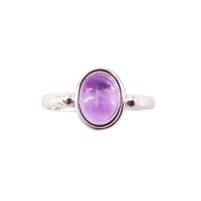 Amethyst-Ring "Camille" - 925 Silber