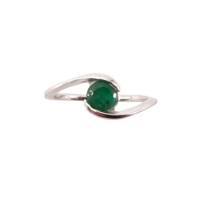 "Doriane" Emerald Ring - 925 Silver