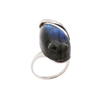 Bague Labradorite "Colombe" - Argent 925 2