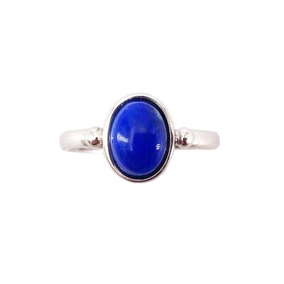 Lapis lazuli ring "Camille" - 925 silver