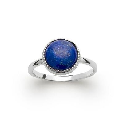 Lapislazuli-Ring "Constantine" - 925 Silber