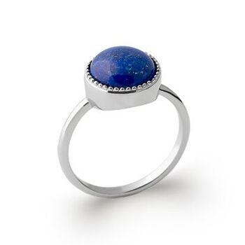 Bague Lapis-lazuli "Constantine" - Argent 925 2