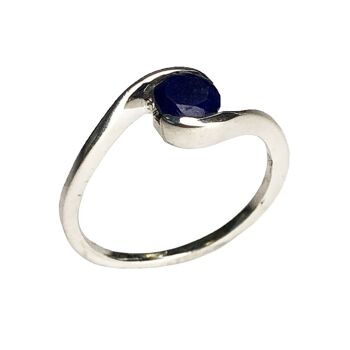 Bague Lapis-lazuli "Doriane" - Argent 925 2