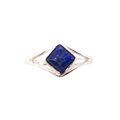 Lapis lazuli ring "Elisabeth" - 925 silver