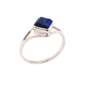 Bague Lapis-lazuli "Elisabeth" - Argent 925 2
