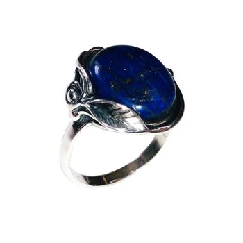 Bague Lapis-lazuli "Justine" - Argent 925 2