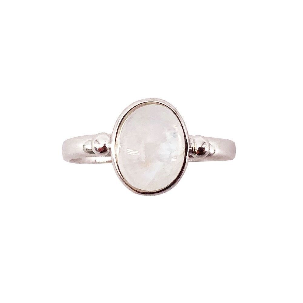 Mondsteinring "Camille" - 925 Silber