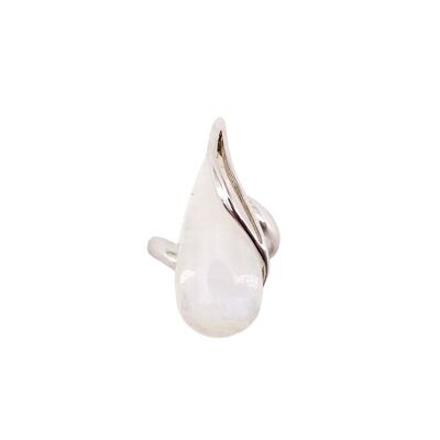 Moonstone Ring "Dove" - 925 Silver