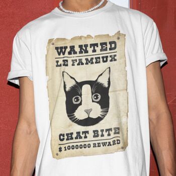 T-shirt le fameux chat bite 1