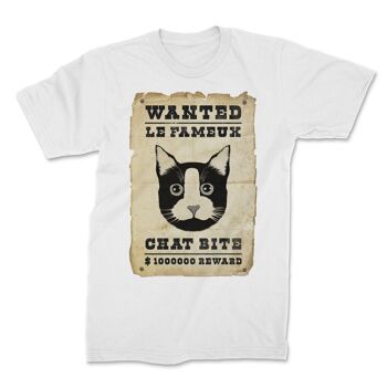 T-shirt le fameux chat bite 2