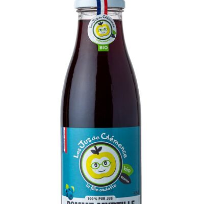 Pur Jus de Pomme Myrtille BIO 75CL