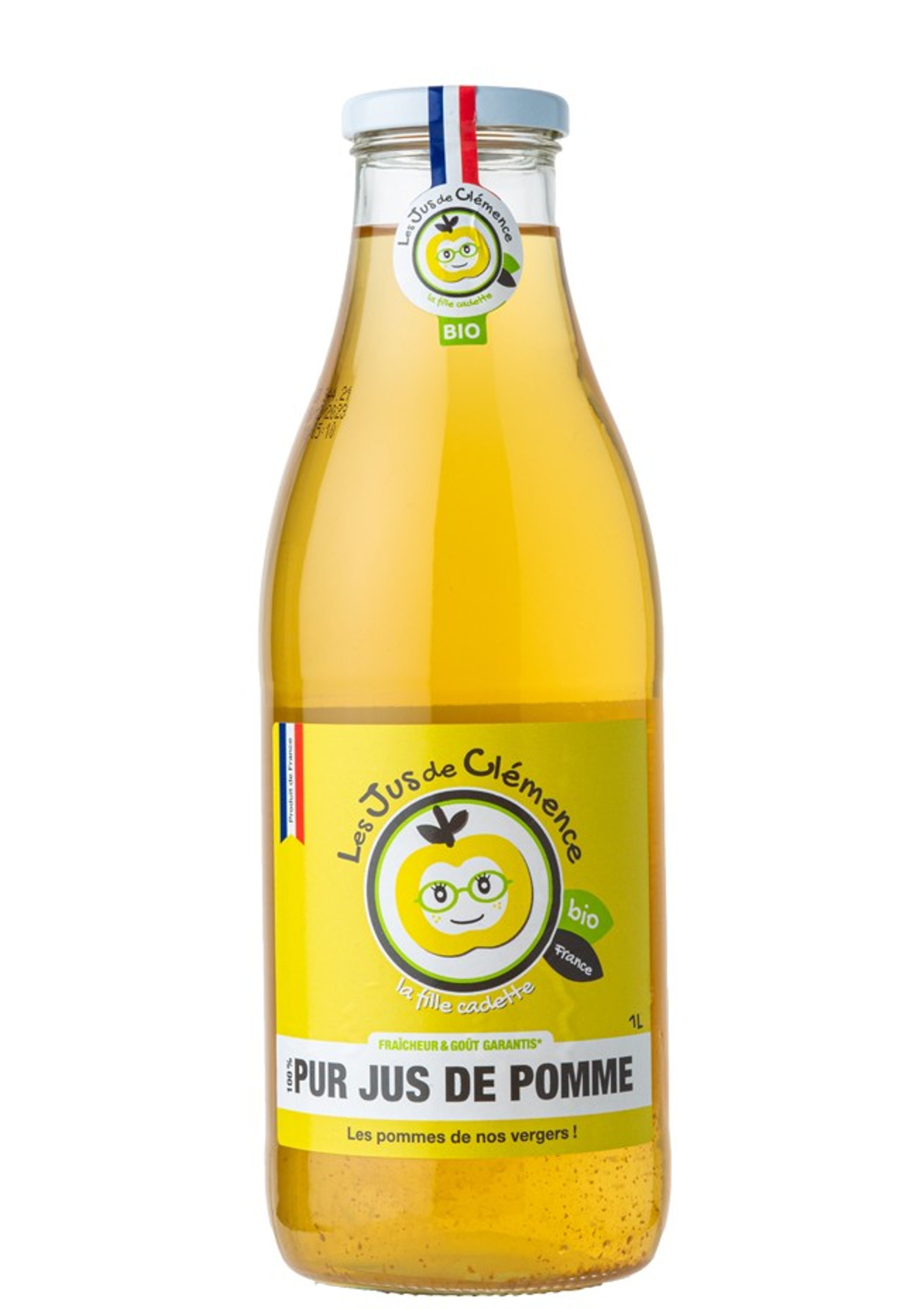 Buy wholesale Pure organic apple juice 1L