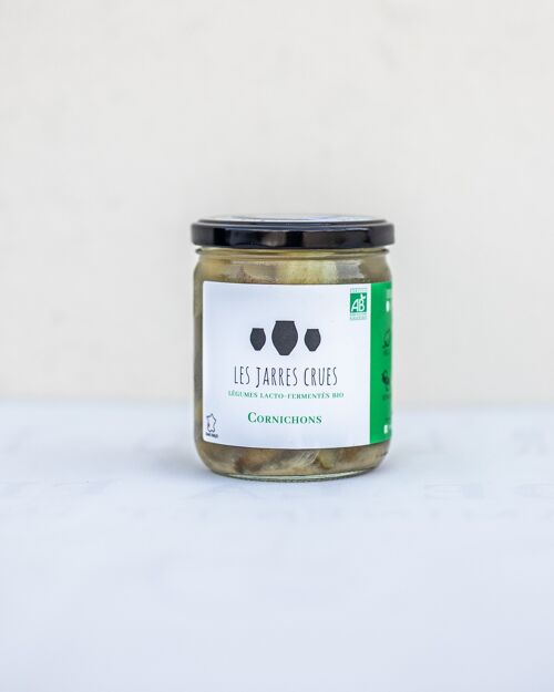 Cornichons bio lacto-fermentés - lamelles