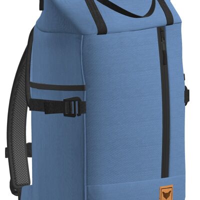 Purista SLIM | Mochila - bolso tote - azul vaquero