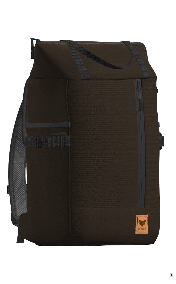 purista SLIM | Zaino - tote bag - cioccolato