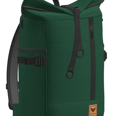 purista SLIM | Zaino - Rolltop - verde abete