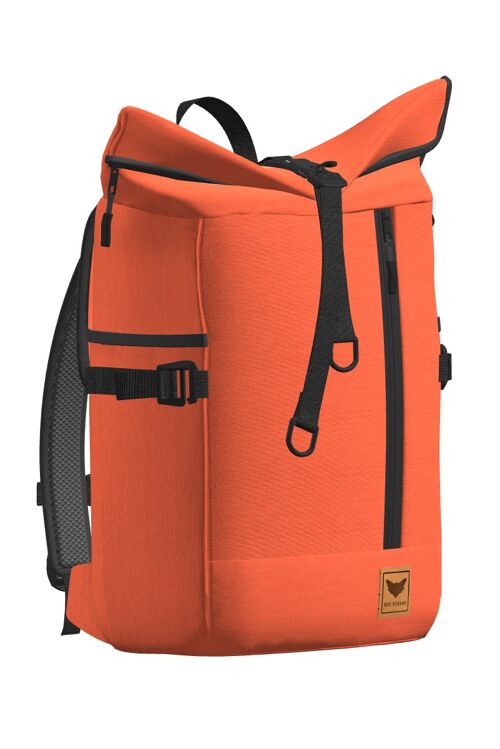 Purist SLIM | Backpack -  Rolltop - orange