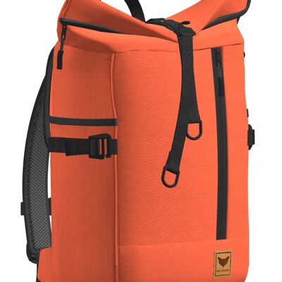 Purist SLIM | Backpack - roll top - orange