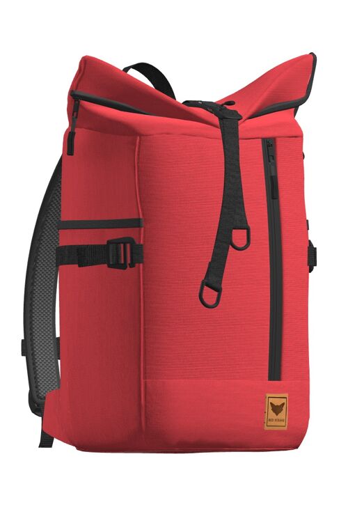 Purist SLIM | Backpack -  Rolltop - rot