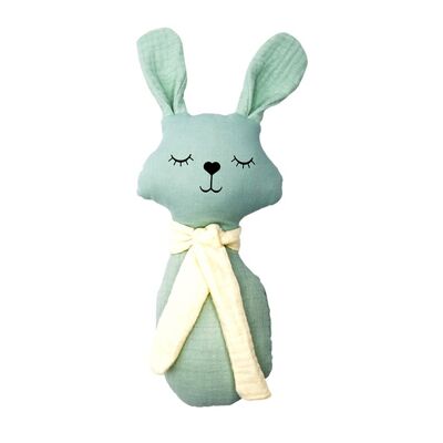 Organic rattle doll bunny