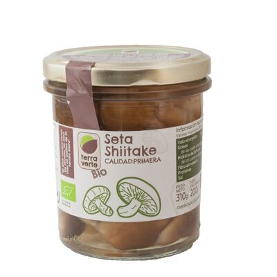 Setas shiitake al natural ecológica en conserva de 310 g