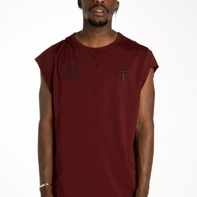 T-SHIRT LOW GROOVE — ROUGE - Rouge